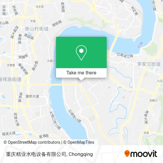 重庆精业水电设备有限公司 map