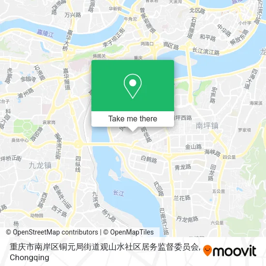 重庆市南岸区铜元局街道观山水社区居务监督委员会 map
