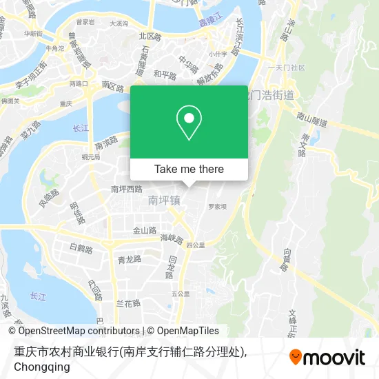 重庆市农村商业银行(南岸支行辅仁路分理处) map
