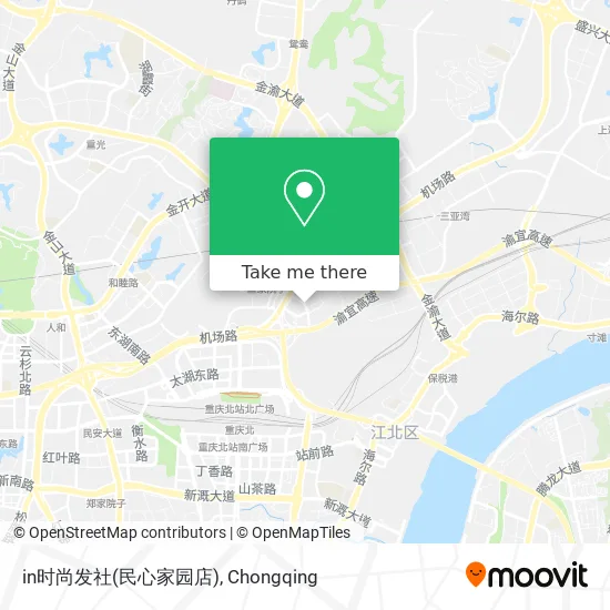 in时尚发社(民心家园店) map