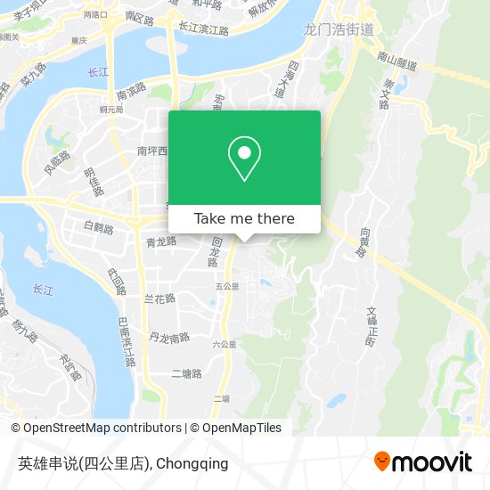 英雄串说(四公里店) map