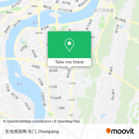 竞地溯源阁-东门 map