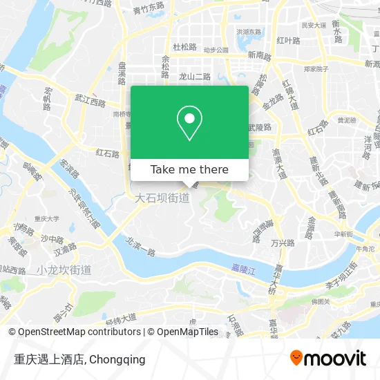重庆遇上酒店 map