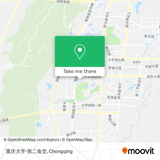 重庆大学-第二食堂 map