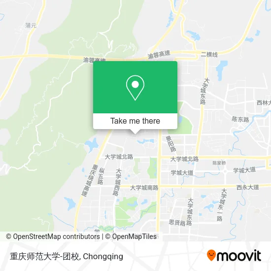 重庆师范大学-团校 map
