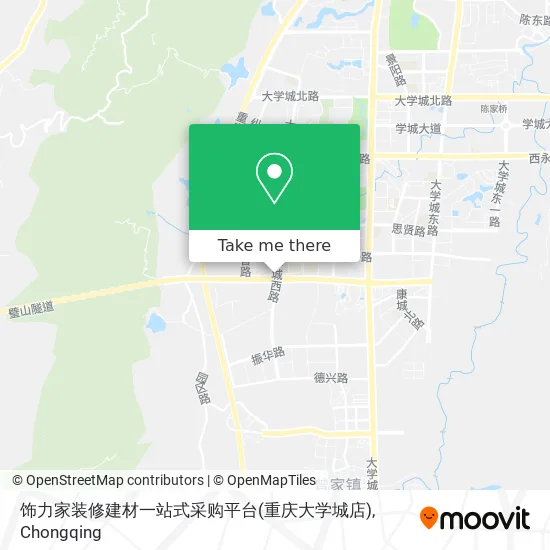 饰力家装修建材一站式采购平台(重庆大学城店) map
