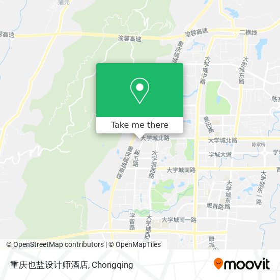 重庆也盐设计师酒店 map