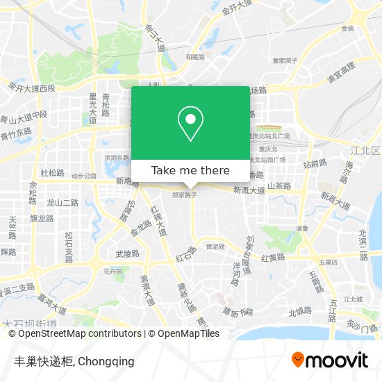 丰巢快递柜 map