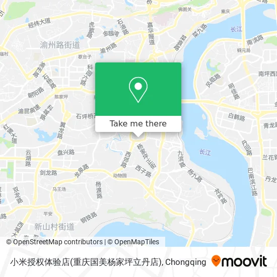 小米授权体验店(重庆国美杨家坪立丹店) map