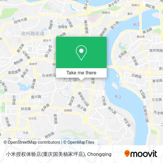 小米授权体验店(重庆国美杨家坪店) map