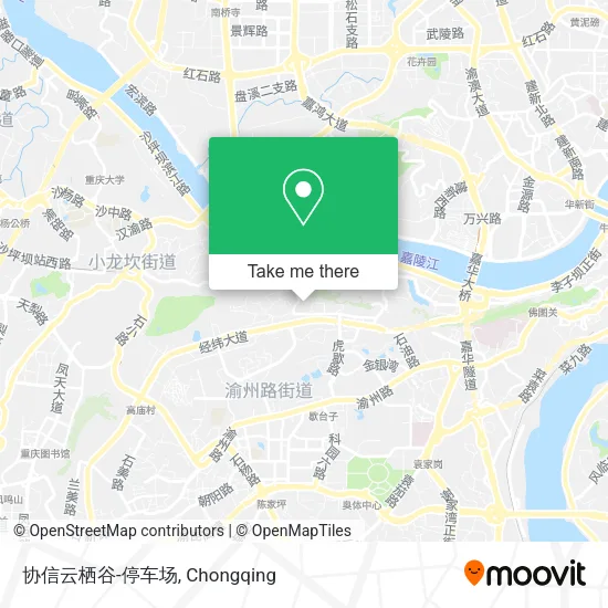 协信云栖谷-停车场 map