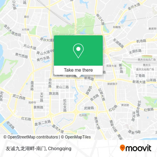 友诚九龙湖畔-南门 map