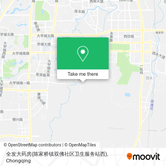 全发大药房(陈家桥镇双佛社区卫生服务站西) map