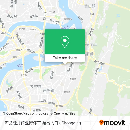 海棠晓月商业街停车场(出入口) map