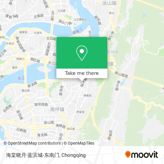 海棠晓月·蓝滨城-东南门 map