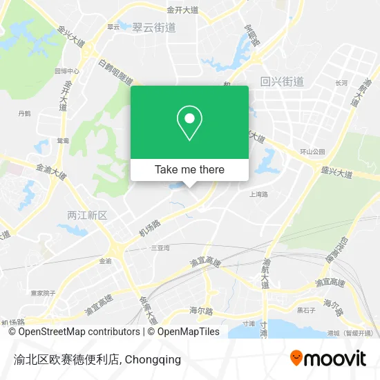 渝北区欧赛德便利店 map