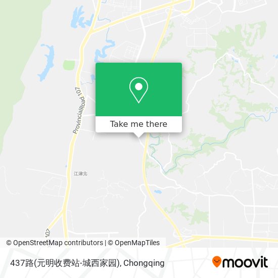 437路(元明收费站-城西家园) map