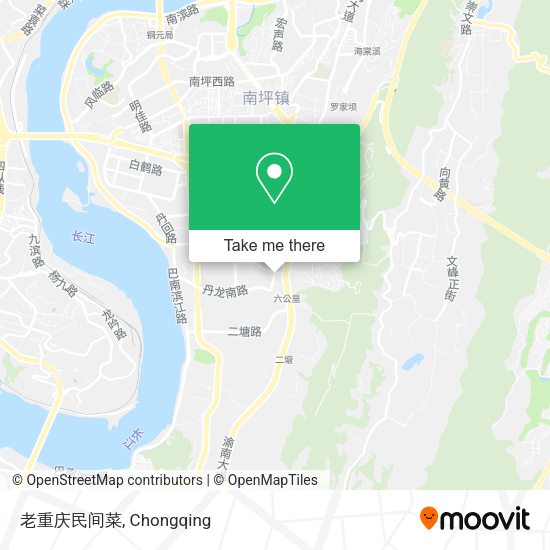 老重庆民间菜 map