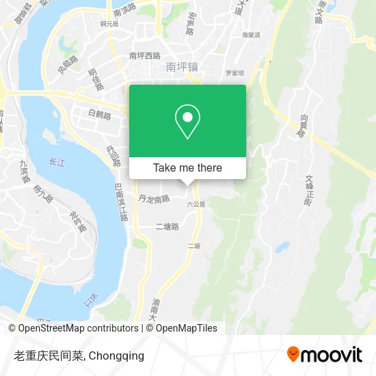 老重庆民间菜 map