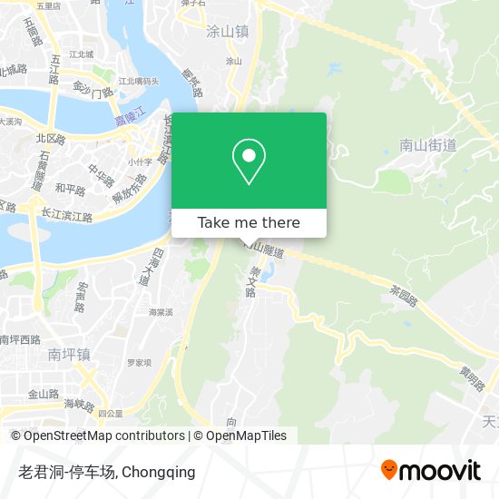 老君洞-停车场 map