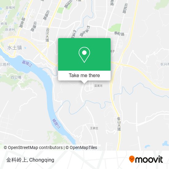 金科岭上 map