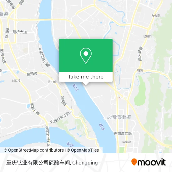 重庆钛业有限公司硫酸车间 map