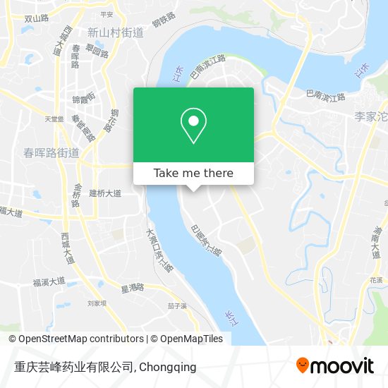 重庆芸峰药业有限公司 map