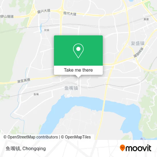 鱼嘴镇 map