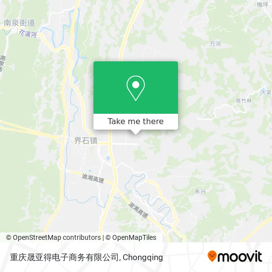 重庆晟亚得电子商务有限公司 map
