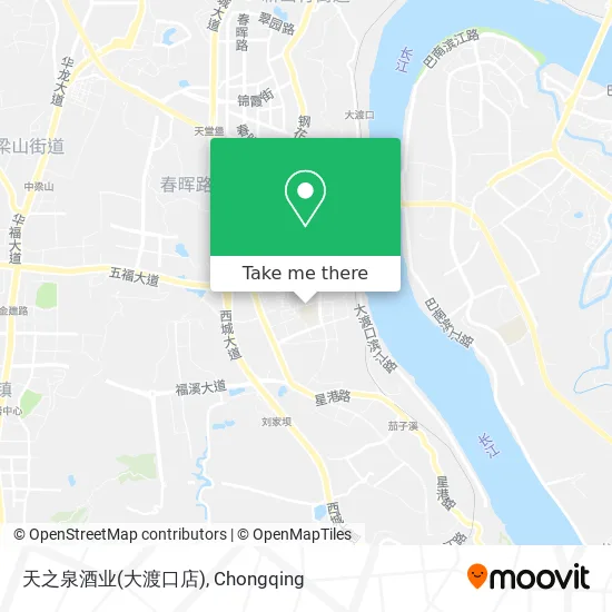 天之泉酒业(大渡口店) map