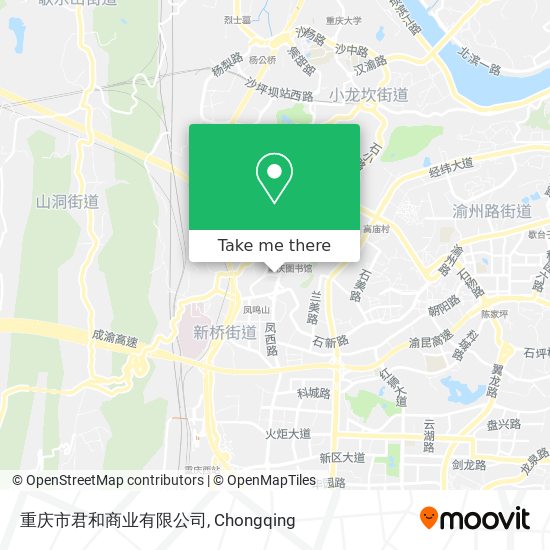 重庆市君和商业有限公司 map