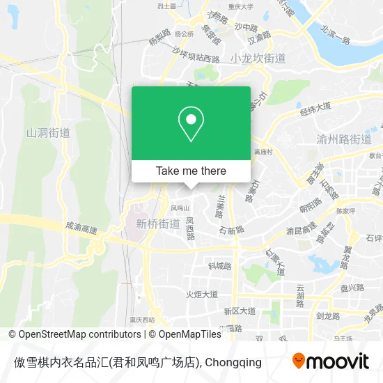 傲雪棋内衣名品汇(君和凤鸣广场店) map