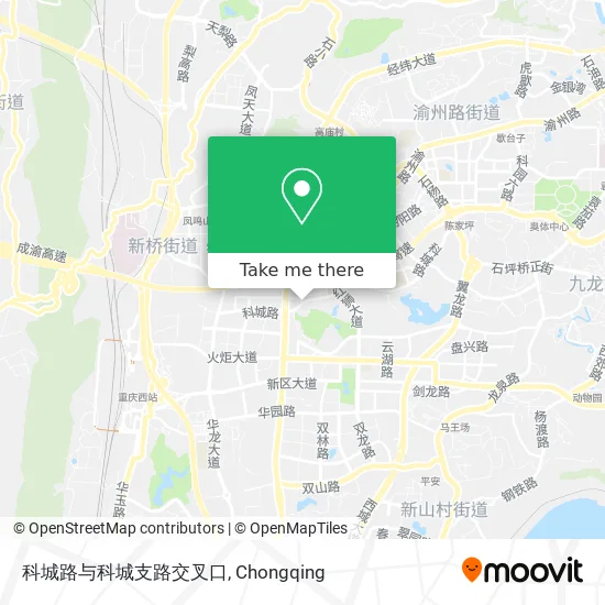 科城路与科城支路交叉口 map