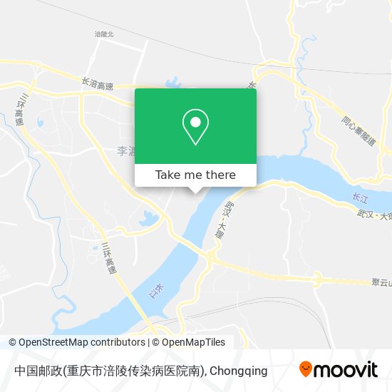 中国邮政(重庆市涪陵传染病医院南) map