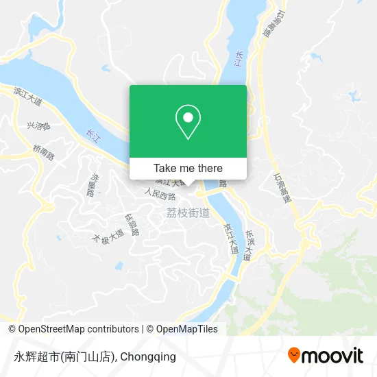 永辉超市(南门山店) map