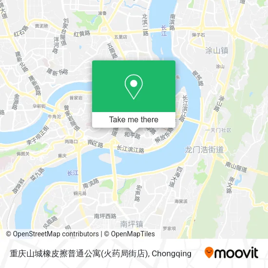 重庆山城橡皮擦普通公寓(火药局街店) map