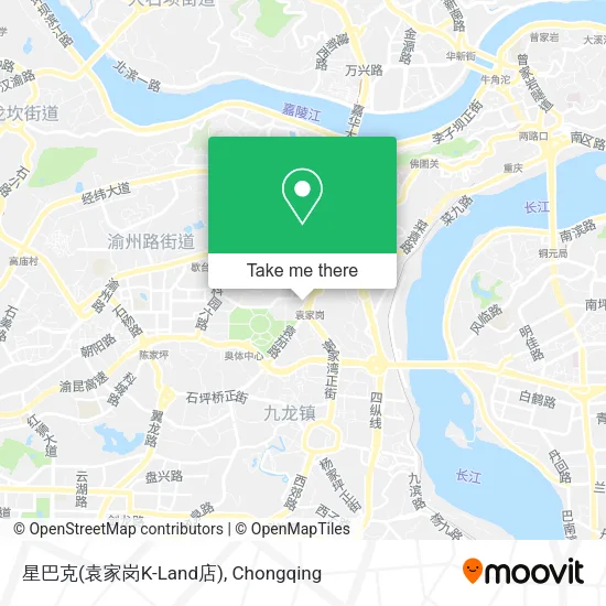 星巴克(袁家岗K-Land店) map