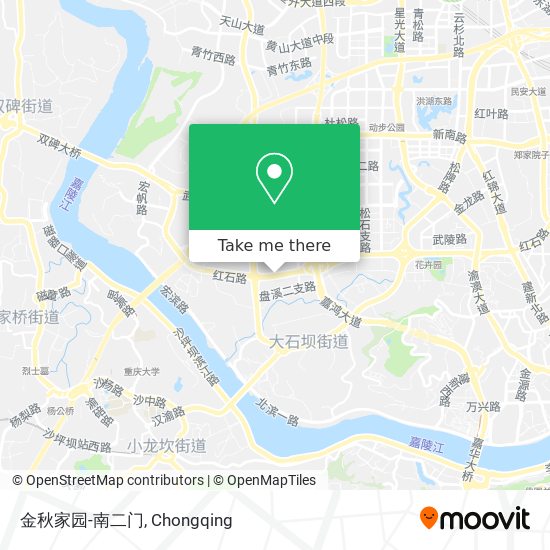 金秋家园-南二门 map