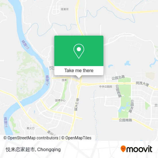 悦来恋家超市 map