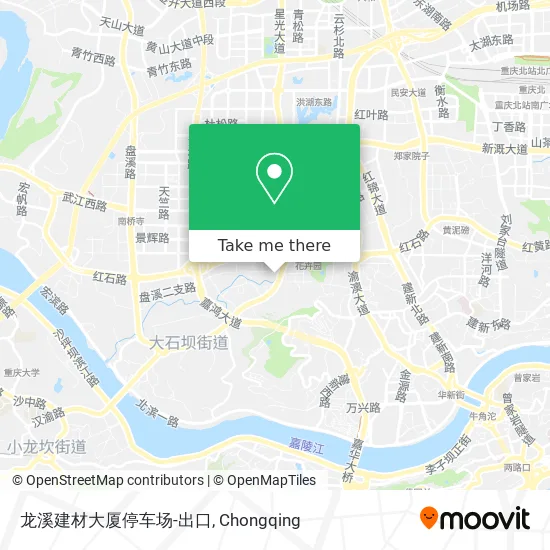龙溪建材大厦停车场-出口 map