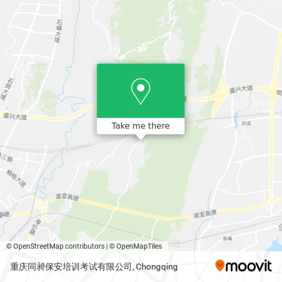 重庆同昶保安培训考试有限公司 map