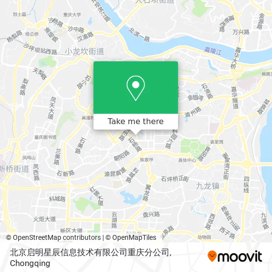 北京启明星辰信息技术有限公司重庆分公司 map