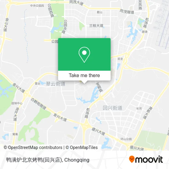 鸭满炉北京烤鸭(回兴店) map