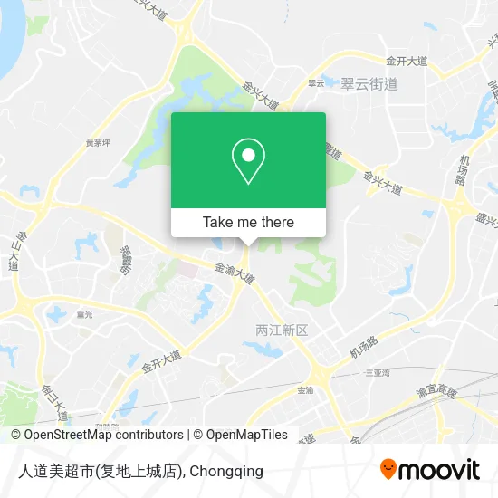 人道美超市(复地上城店) map