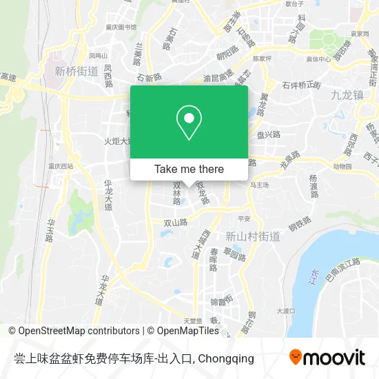 尝上味盆盆虾免费停车场库-出入口 map