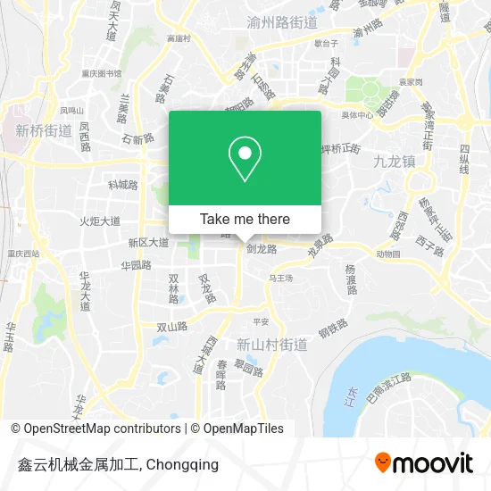 鑫云机械金属加工 map