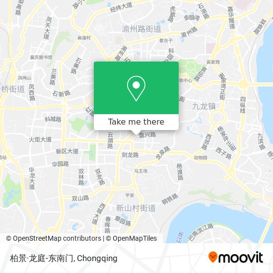柏景·龙庭-东南门 map