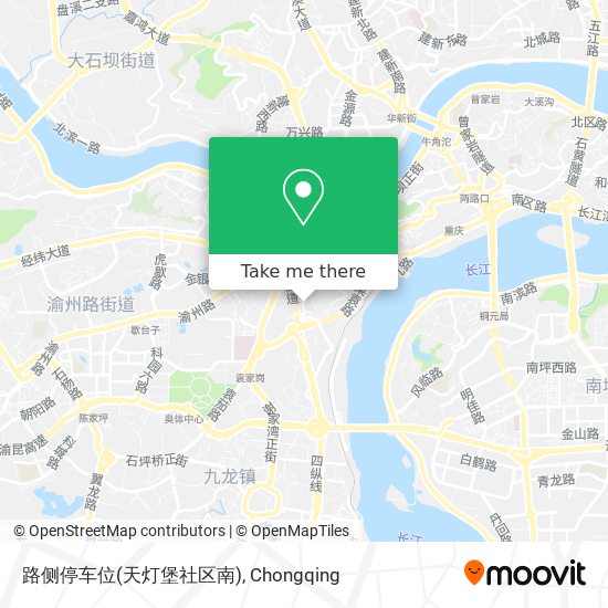 路侧停车位(天灯堡社区南) map