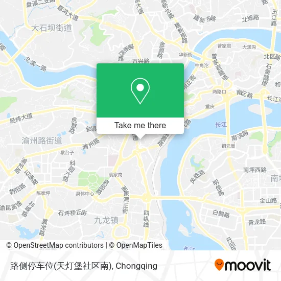 路侧停车位(天灯堡社区南) map