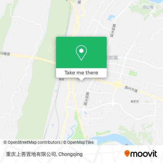 重庆上善置地有限公司 map